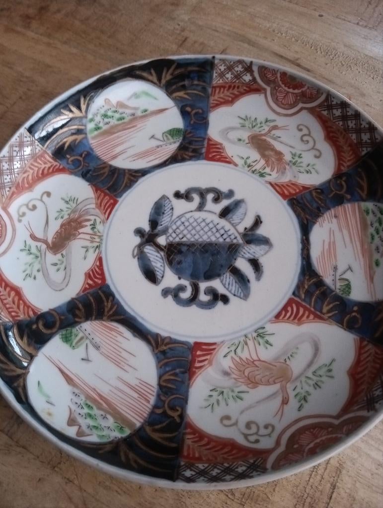 19e eeuws Japanse Imari schotel, Antiek en Kunst, Ophalen of Verzenden