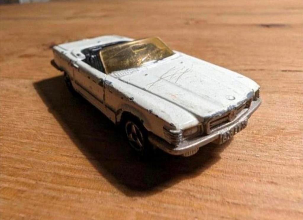 Majorette Mercedes 350 SL nr. 213 – Made in France, Ophalen of Verzenden, Gebruikt, Auto