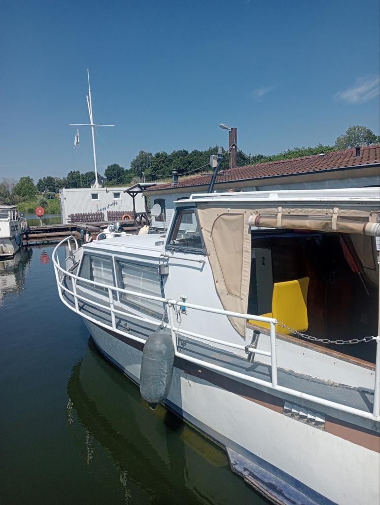 Stalen kajuitboot 8.60 m, bouwjaar 1976., Ophalen, Gebruikt