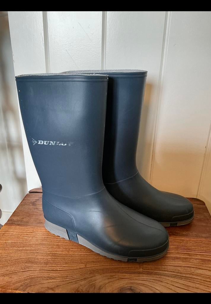 Donkerblauwe kaplaarzen, tegenlaarzen mt 33. Dunlop laarzen., Ophalen of Verzenden, Zo goed als nieuw, Laarzen