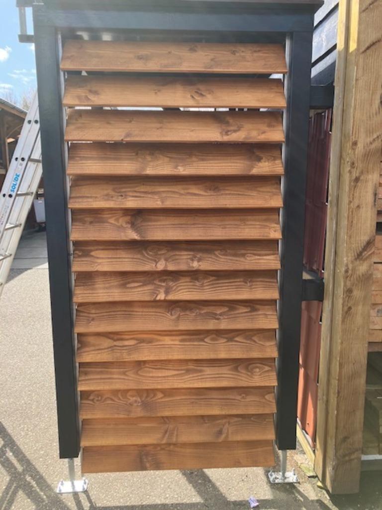 shutters rvs flexfence 232 cm voor planken van 20 cm breed!!, Tuin en Terras, Overkappingen, Nieuw, Overige typen, Ophalen of Verzenden