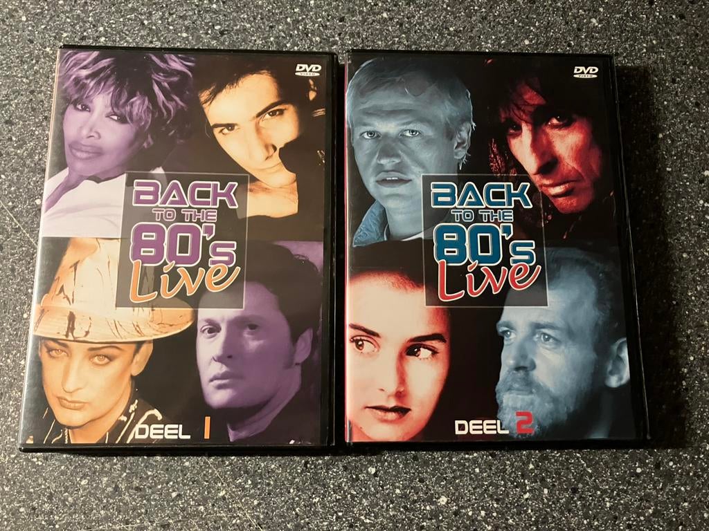 Back To The 80's Live In Concert: Deel 1+2, Alle leeftijden, Ophalen of Verzenden, Zo goed als nieuw, Muziek en Concerten