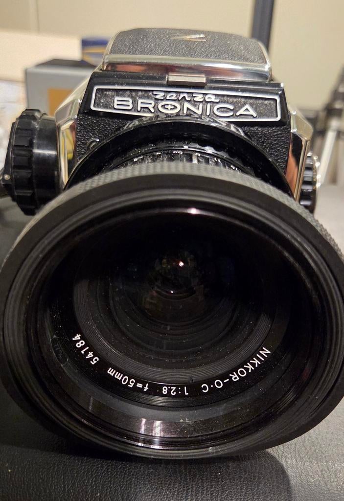 Bronica Camera - Vintage Middenformaat, Ophalen of Verzenden, Gebruikt, Spiegelreflex, Overige Merken