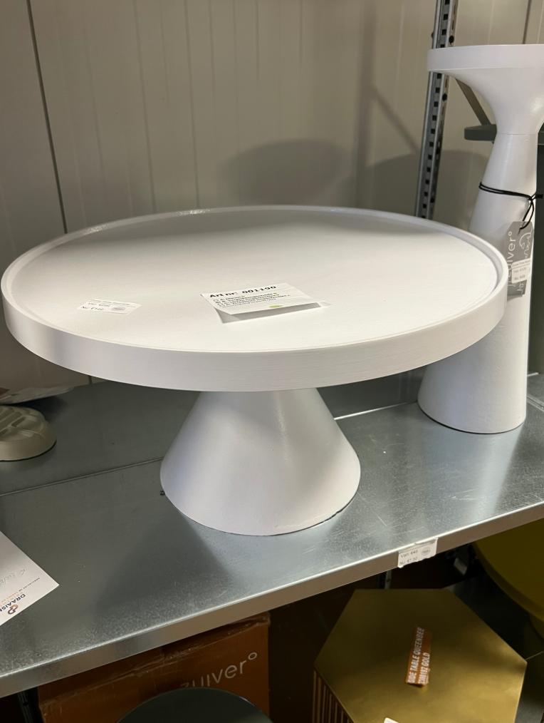 Zuiver Floss Salontafel Wit | Van €299, nu, 50 tot 100 cm, Rond, Nieuw, Zuiver