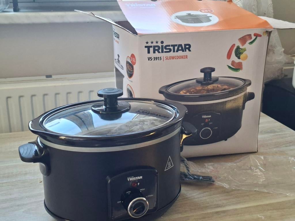 Tristar Slowcooker VS-3915 - Nieuwstaat!, Witgoed en Apparatuur, Slowcookers, Ophalen of Verzenden, Timer, Nieuw