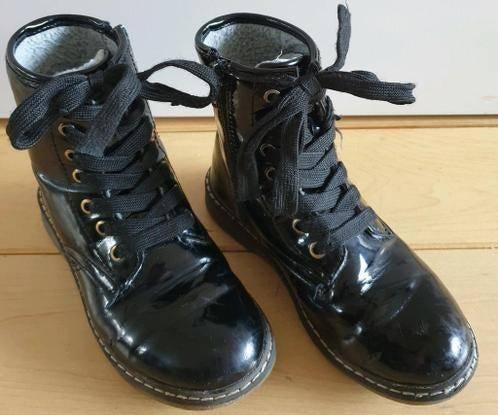 FRIBOO Veterboots laars zwart gelakt _ maat 30, Gebruikt, Meisje, Friboo, Ophalen of Verzenden