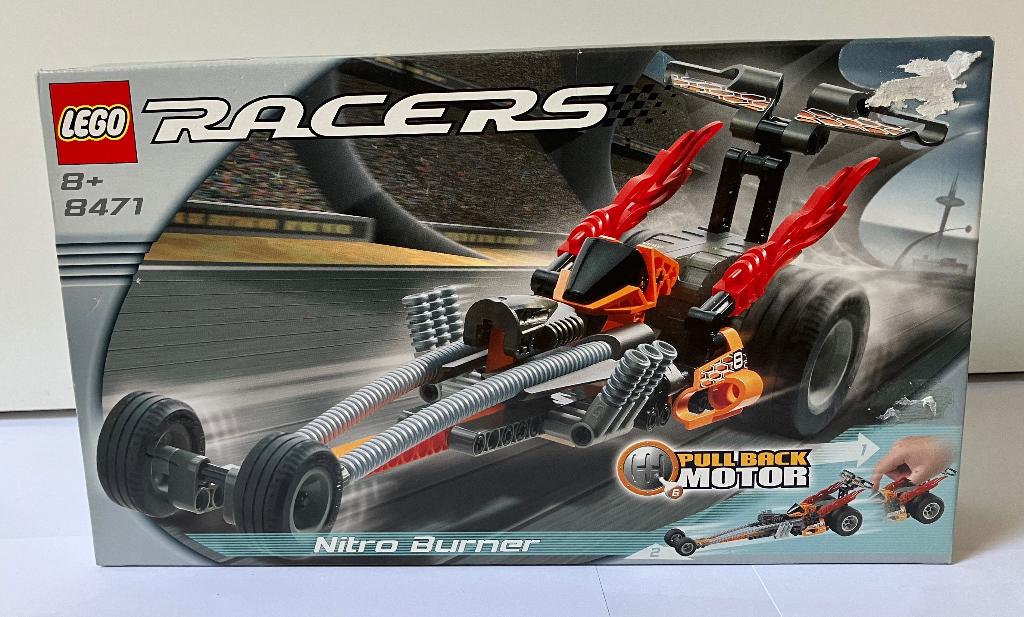 Lego 8471 Racers Nitro Burner, Kinderen en Baby's, Speelgoed | Duplo en Lego, Ophalen of Verzenden, Nieuw, Complete set, Lego
