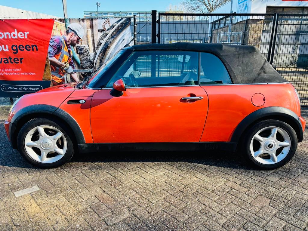Mini Cabriolet 2004, Auto's, Mini, Zwart, Overige kleuren, Cabriolet, 4 stoelen