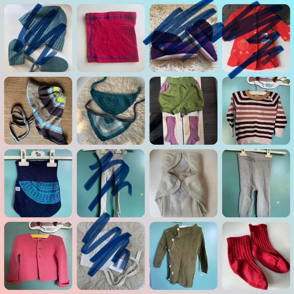 Wolletjes maat 56/62/68/74/80, Ophalen of Verzenden, Zo goed als nieuw, Jongetje of Meisje, Overige typen