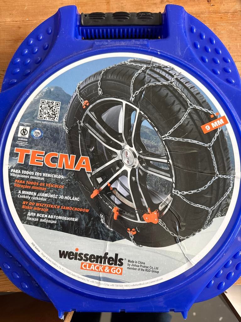 Sneeuwkettingen voor o.a. Volvo V70 - Weissenfels Tecna, Ophalen of Verzenden, Gebruikt