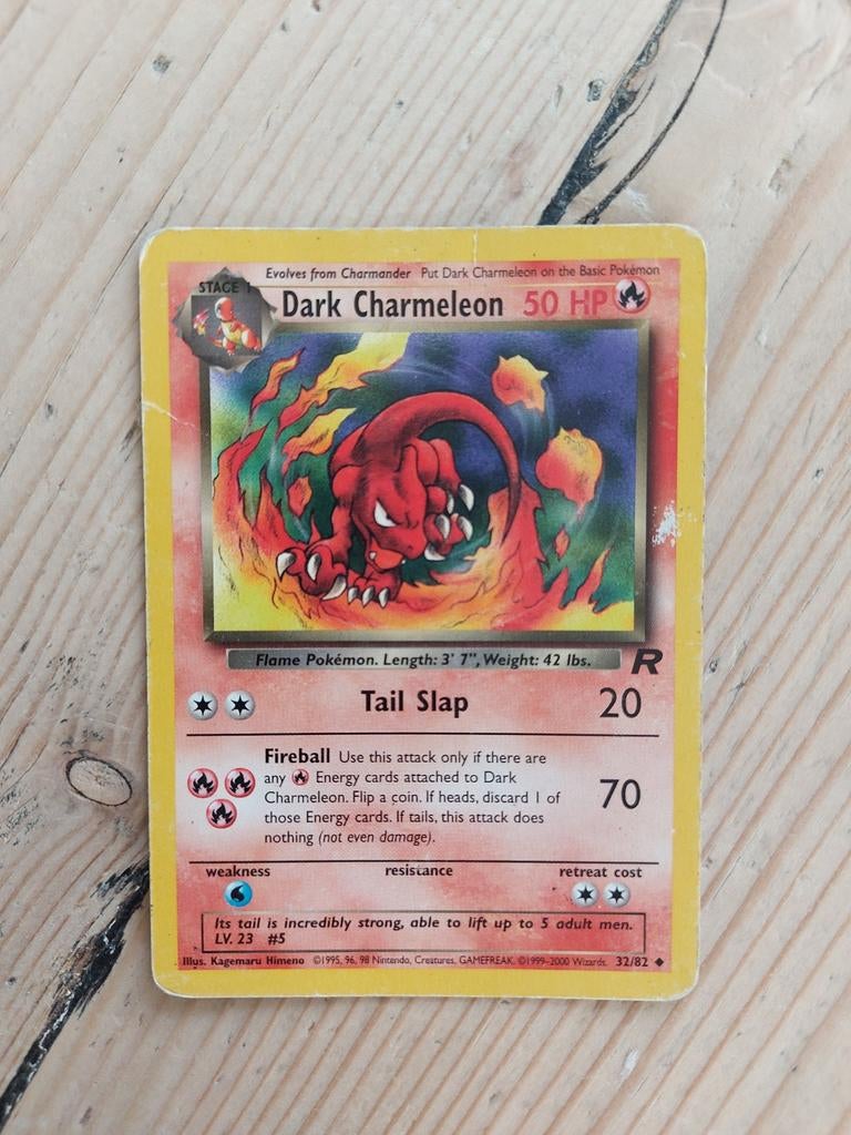 Dark Charmeleon pokemon kaart, Hobby en Vrije tijd, Verzamelkaartspellen | Pokémon, Ophalen of Verzenden, Zo goed als nieuw
