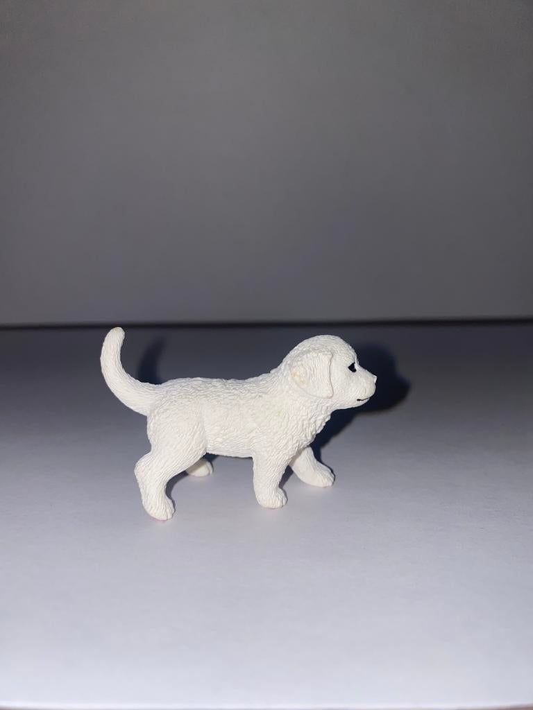 Schleich hond labrador puppy, Ophalen of Verzenden, Zo goed als nieuw, Hond of Kat, Beeldje of Figuurtje