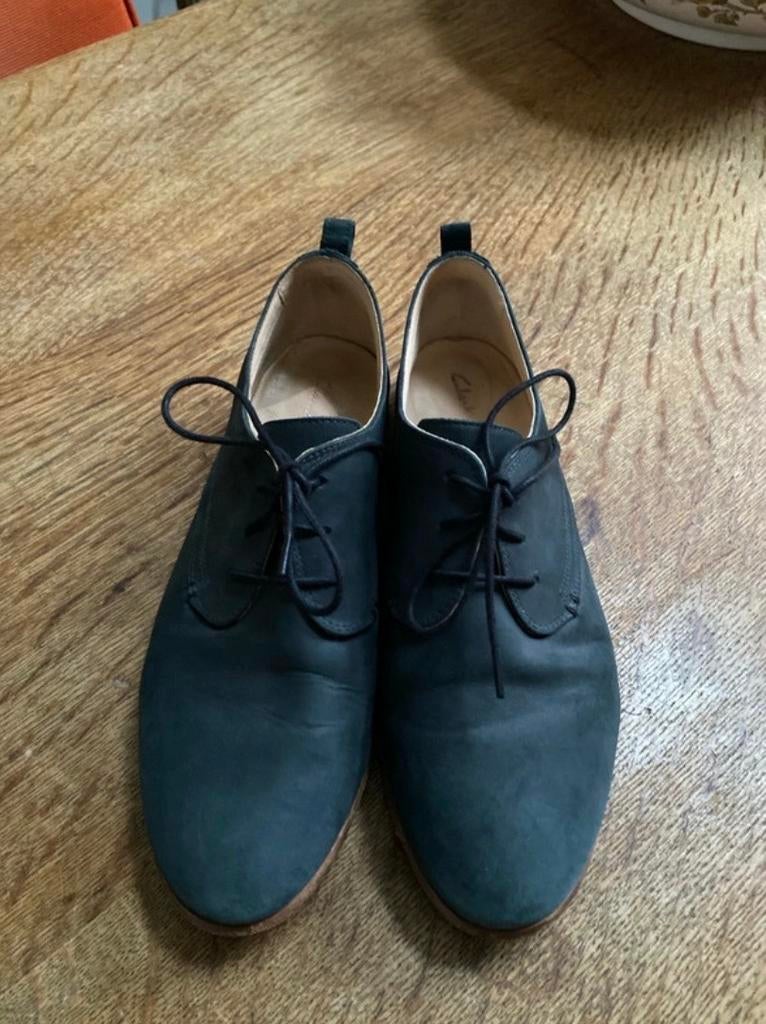 Clarks Veterschoenen - Maat 40 - Zwart, Ophalen of Verzenden, Zo goed als nieuw, Zwart, Overige typen
