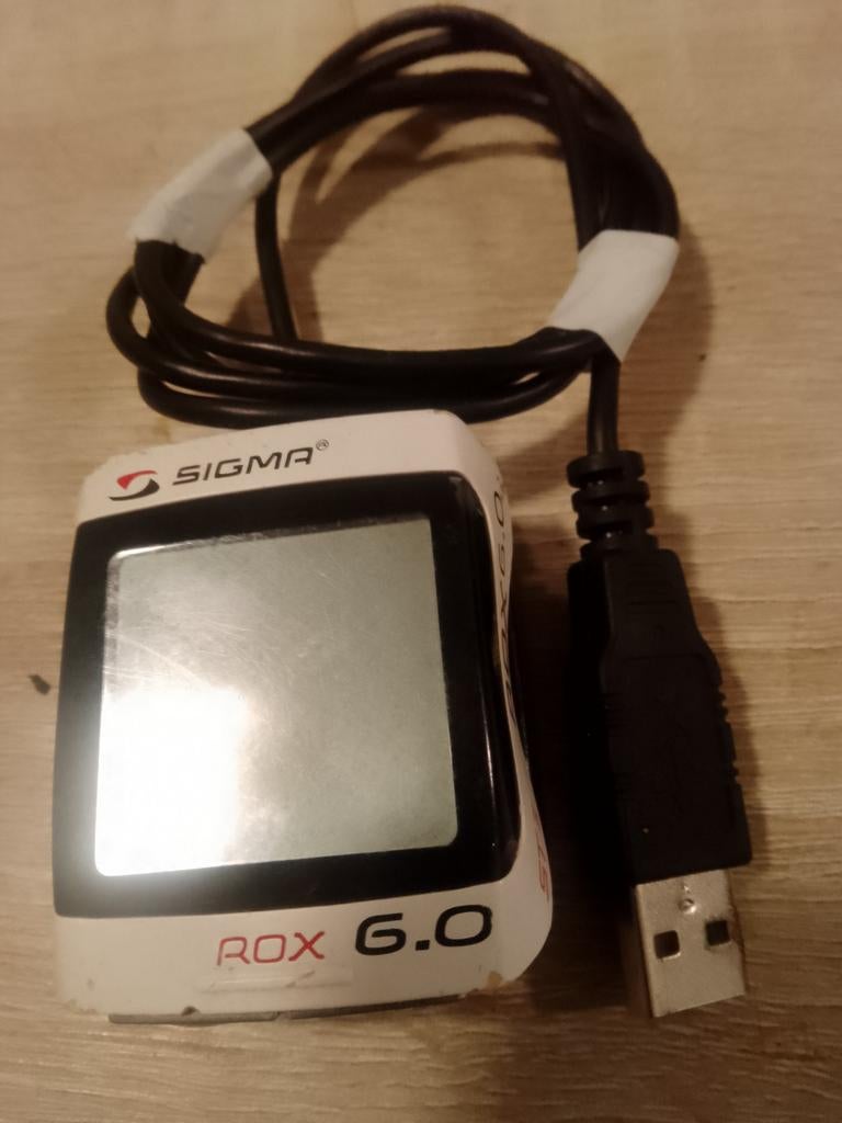 Sigma fiets km teller rox 6.o kleur wit, Ophalen