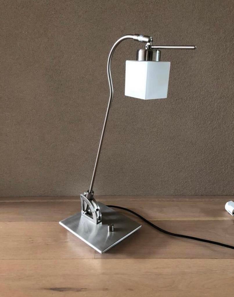 Paget Trading lamp, bureaulamp, Ophalen, Zo goed als nieuw, Glas, Minder dan 50 cm