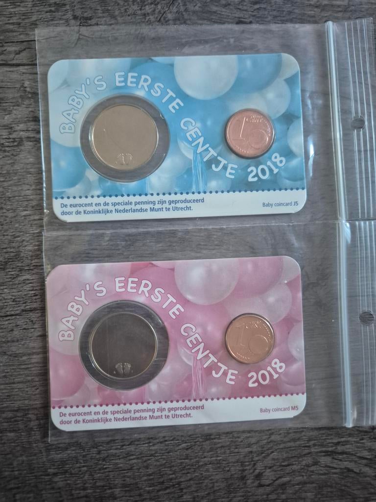 Geboortemunt 2018 - Baby's Eerste Centje, Koningin Beatrix, Ophalen of Verzenden, Geboorte of Huwelijk, Losse munt