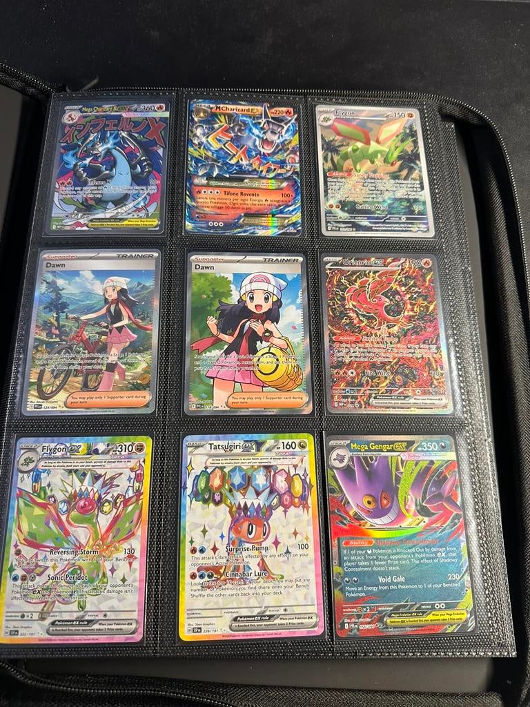 Binder met 105 pokémon kaarten volledig NM!!, Ophalen of Verzenden, Nieuw, Meerdere kaarten