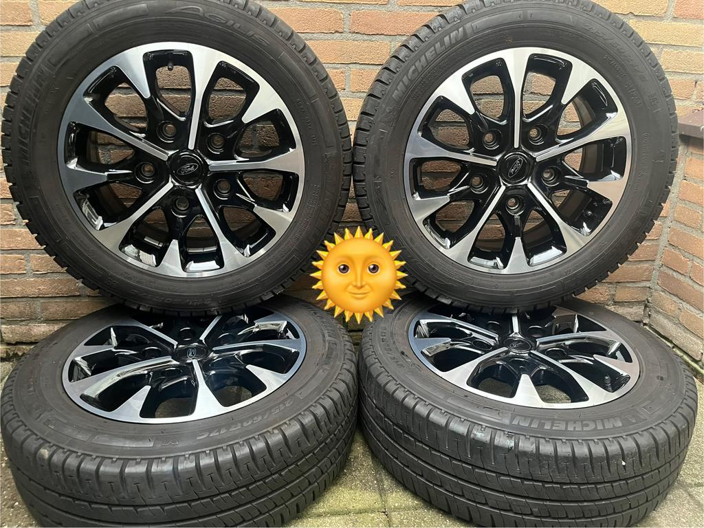 NIEUWE 17” orig. Ford Transit Custom Michelin zometset 5x160, Banden en Velgen, Nieuw, 17 inch, Ophalen of Verzenden