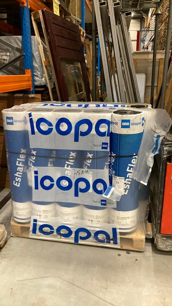 Dakleer | dakbedekking | goedkoopste | Icopal |Esha| nieuw |, Ophalen, Overige materialen, Zwart, Zo goed als nieuw