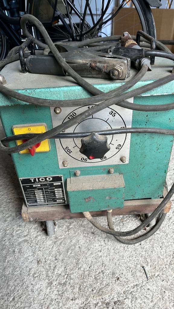Tico schagen lasapparaat, Doe-het-zelf en Verbouw, Gereedschap | Lasapparaten, Ophalen, Gebruikt, Minder dan 150 ampère, Elektroden