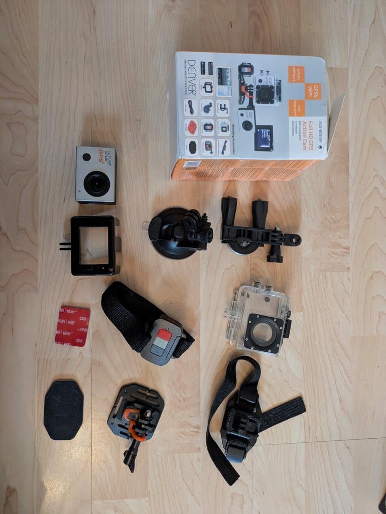 Denver ACG-8050W Action Cam - Full HD GPS, Ophalen of Verzenden, Zo goed als nieuw, Overige merken