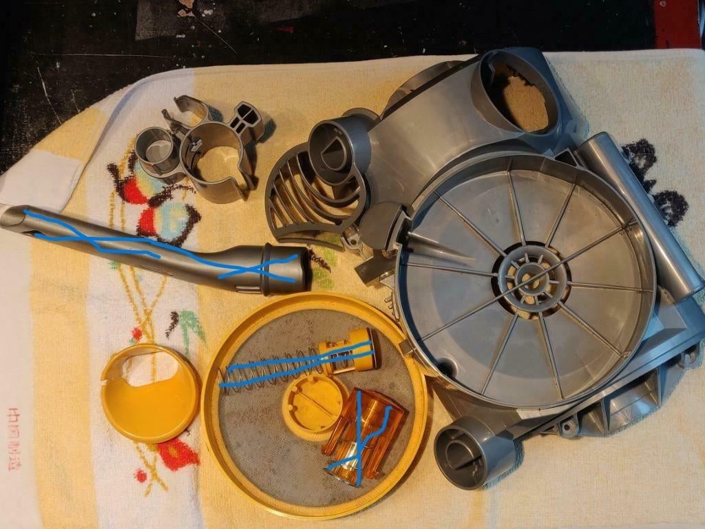 Laatste onderdelen Dyson dc08t (dc 08 t eu) dc08 t, Witgoed en Apparatuur, Stofzuigers, Ophalen of Verzenden, Gebruikt, Reservoir