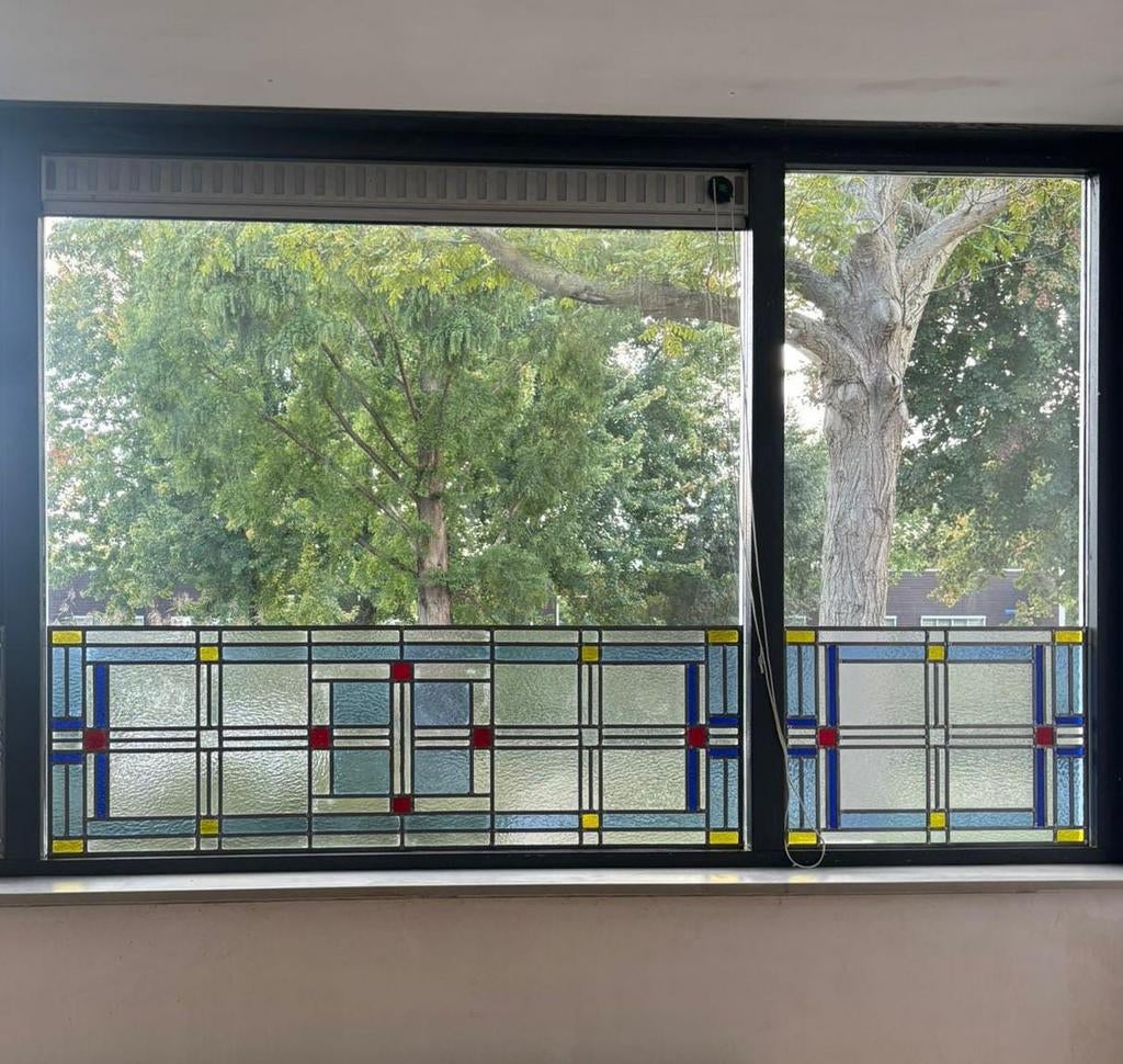 Glas in lood, Ophalen, Gevelraam of Ruit, Glas in lood, 120 tot 160 cm