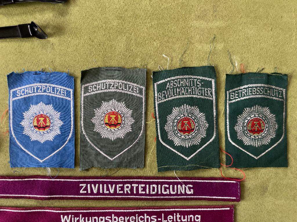 DDR emblemen en sport mouwband, Ophalen of Verzenden, Landmacht, Duitsland, Embleem of Badge