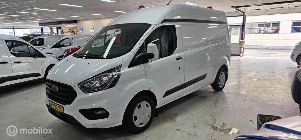 Ford Transit Custom 320 2.0 TDCI L2H2 Trend, Auto's, Gebruikt, 4 cilinders, Wit, Origineel Nederlands