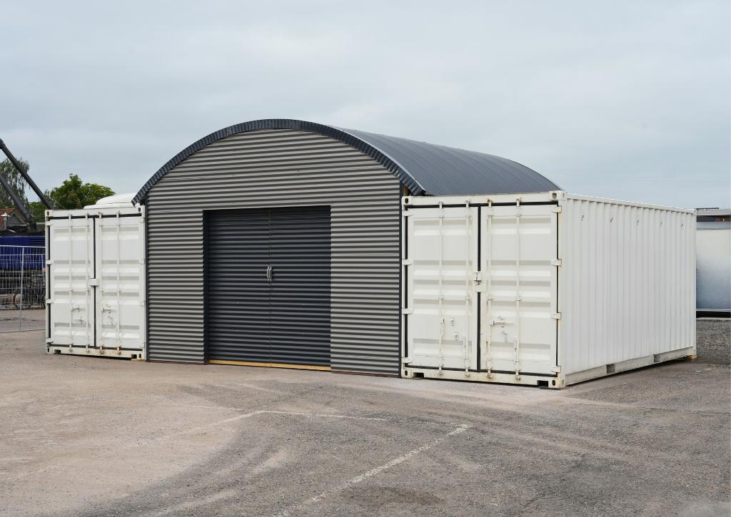 Container Overkapping C5 Bouwpakket, Zakelijke goederen, Machines en Bouw | Keten en Containers, Ophalen of Verzenden