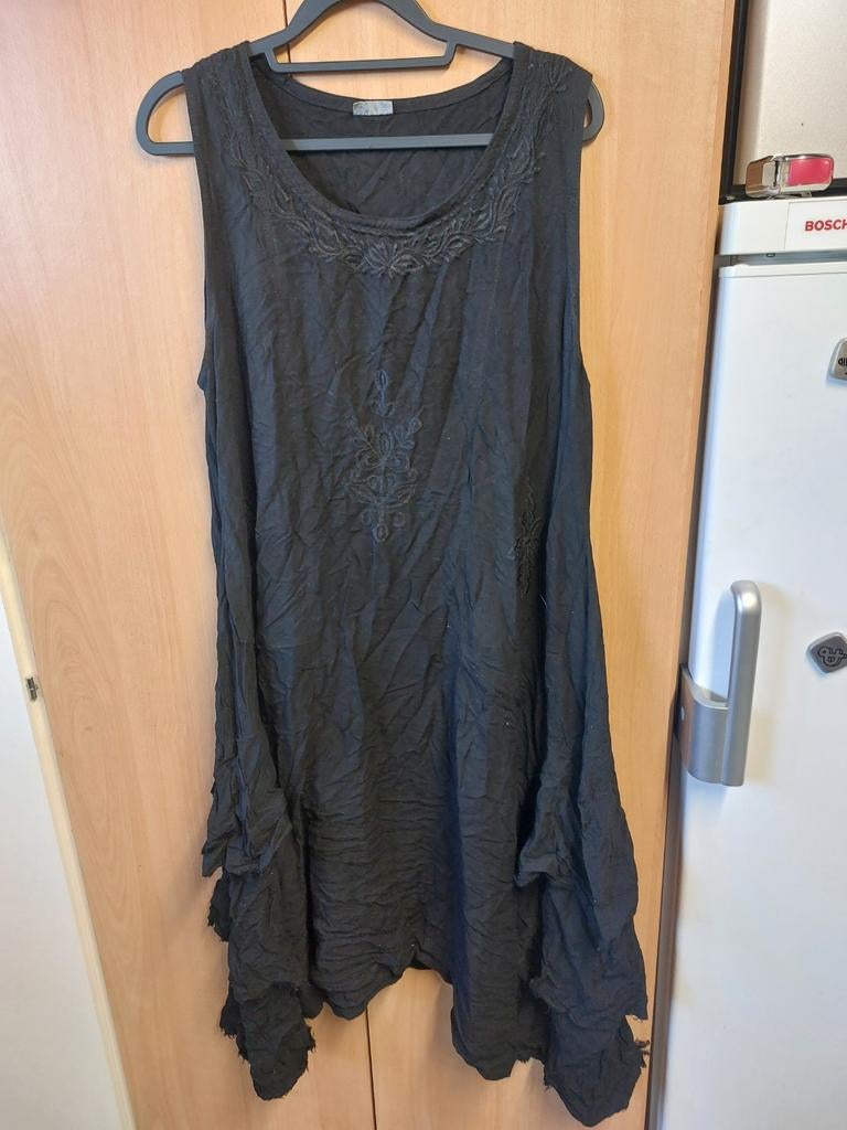 Bora fashion jurk 48, Kleding | Dames, Ophalen of Verzenden, Zo goed als nieuw, Blauw, Jurk