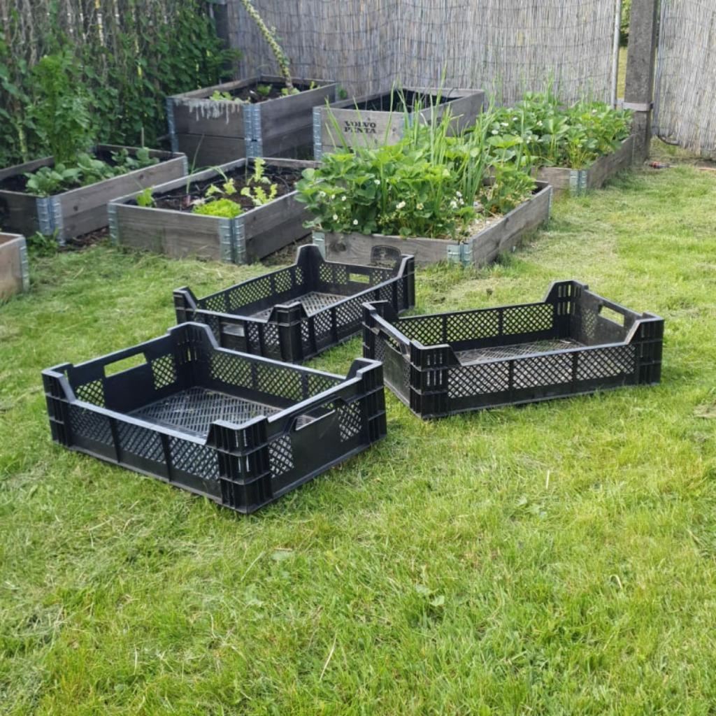 Veenmankist hoog en laag model, Tuin en Terras, Gebruikt, -, -, Ophalen of Verzenden