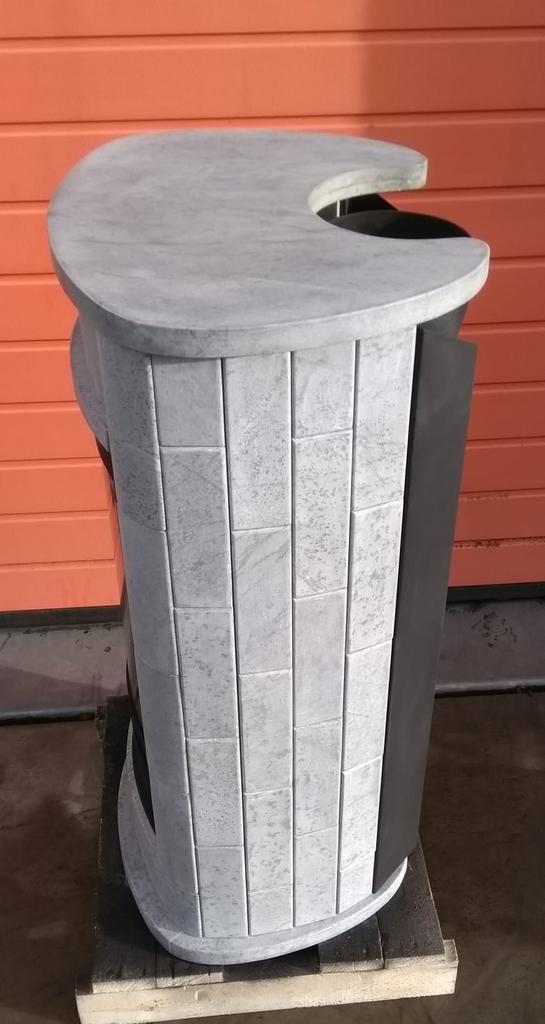 tekoop demo model FLAM KIVI speksteenkachel 10 kw, Huis en Inrichting, Kachels, Ophalen, Houtkachel, Zo goed als nieuw, Vrijstaand