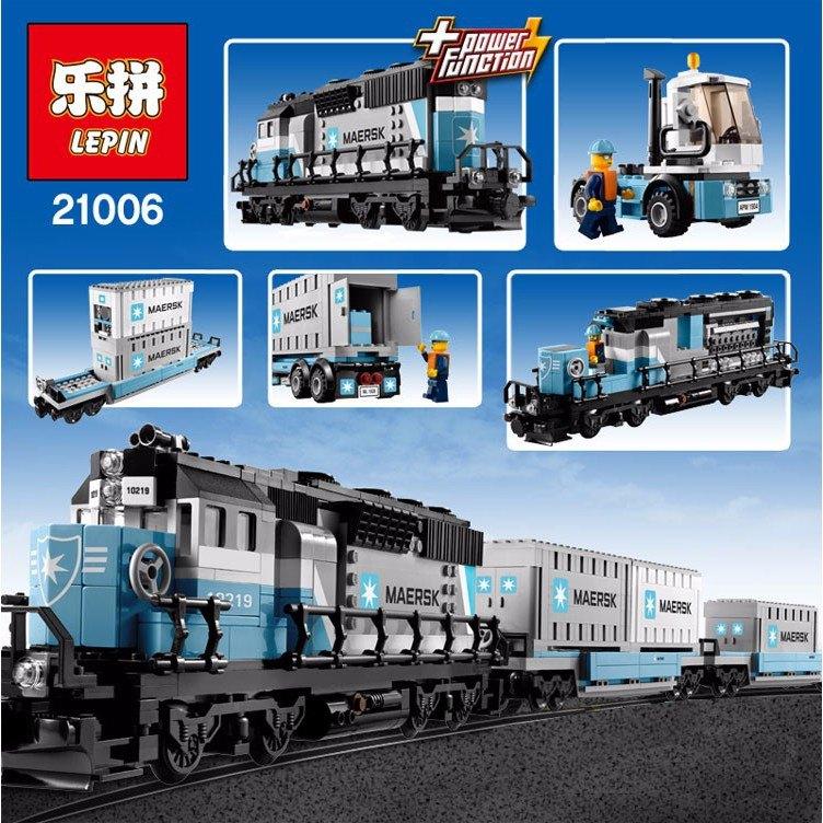 Container Dieseltrein Lepin 21006, Ophalen, Nieuw, Overige merken