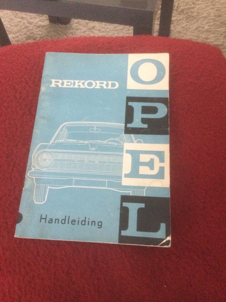 OPEL Rekord handleiding 1964, Ophalen of Verzenden