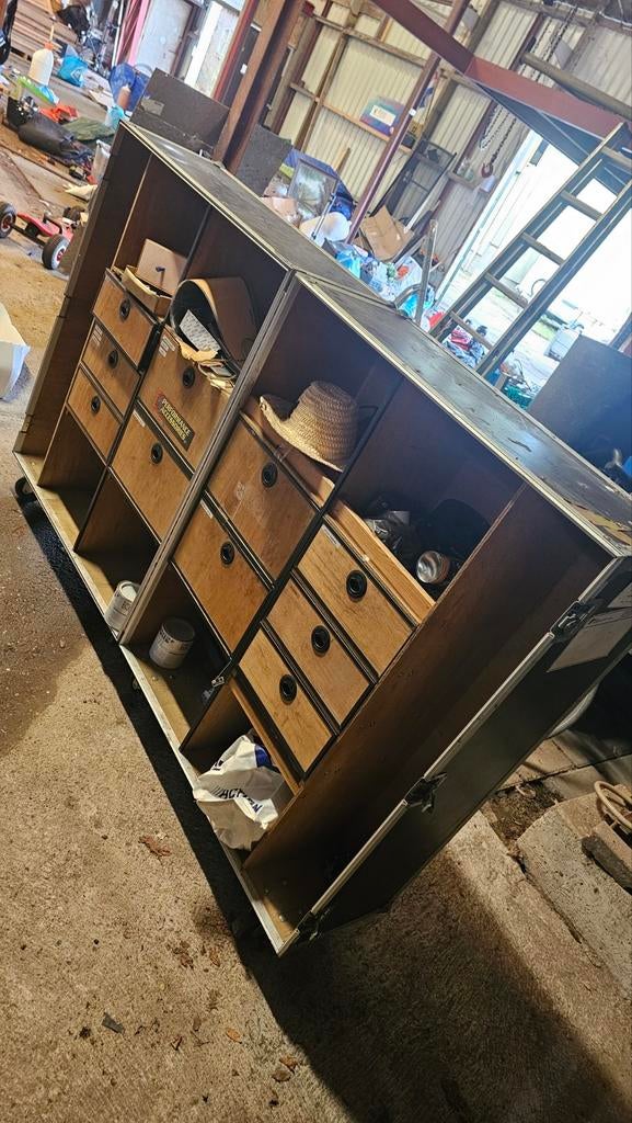 Flightcase op wielen als ladekast, Zakelijke goederen, Kantoor en Winkelinrichting | Kantoormeubilair en Inrichting, Ophalen of Verzenden