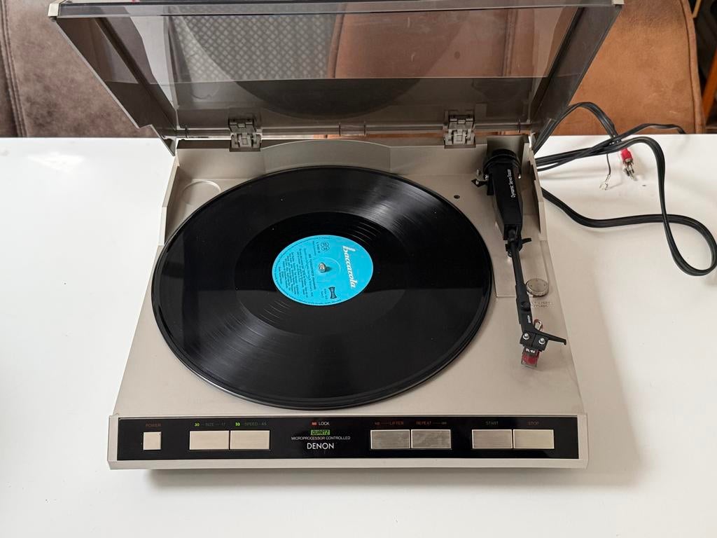 Denon DP-15F Platenspeler - Goed Onderhouden, Overige merken, Denon, Gebruikt, Automatisch