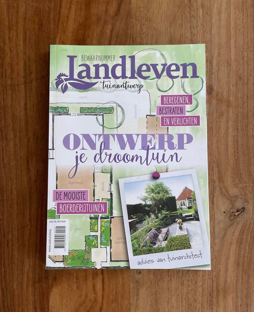 NIEUW! Landleven Bewaarnummer Ontwerp je Droomtuin, Boeken, Ophalen of Verzenden, Nieuw