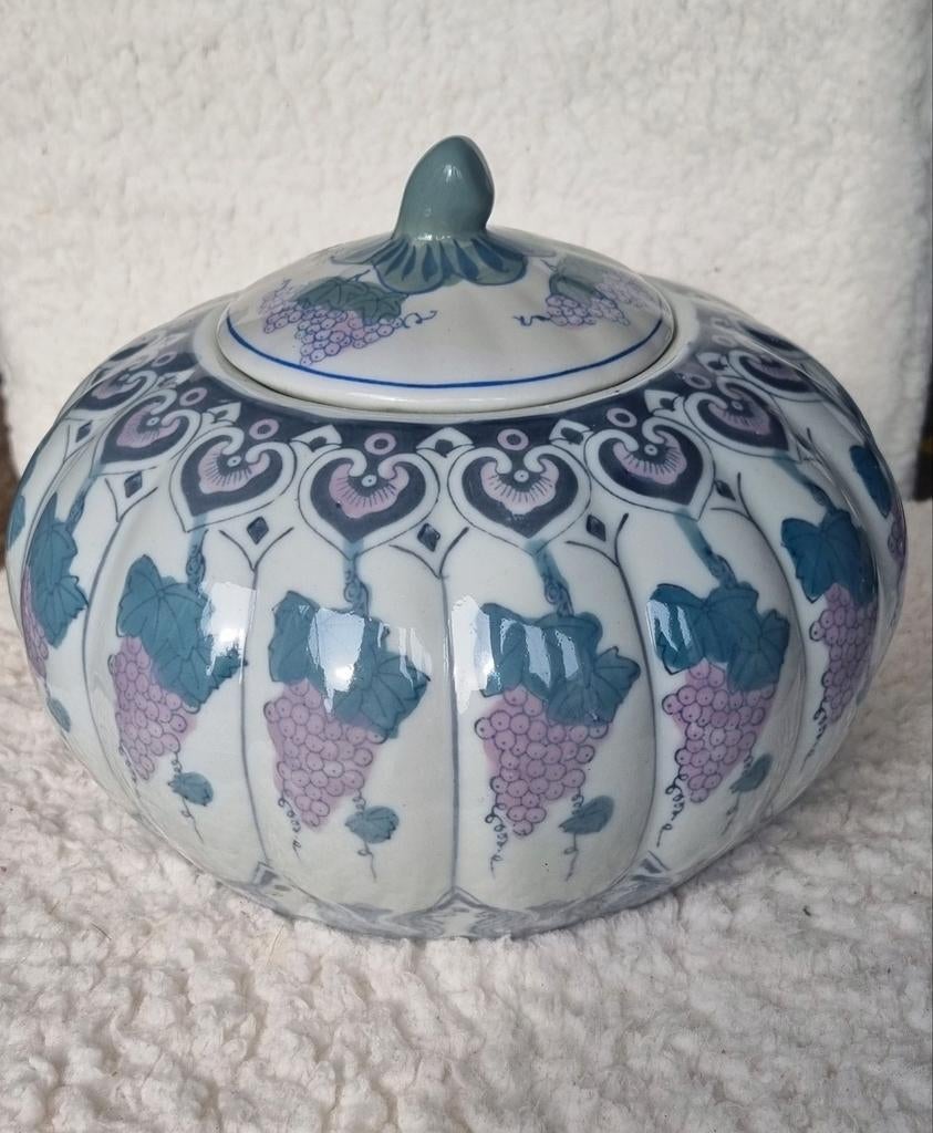 Chinese gemberpot in pompoen model:  jaren 70, Verzenden