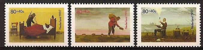 Nederland NVPH nr 1736/8 postfris Kinderpostzegels 1997, Ophalen of Verzenden, Na 1940, Postfris