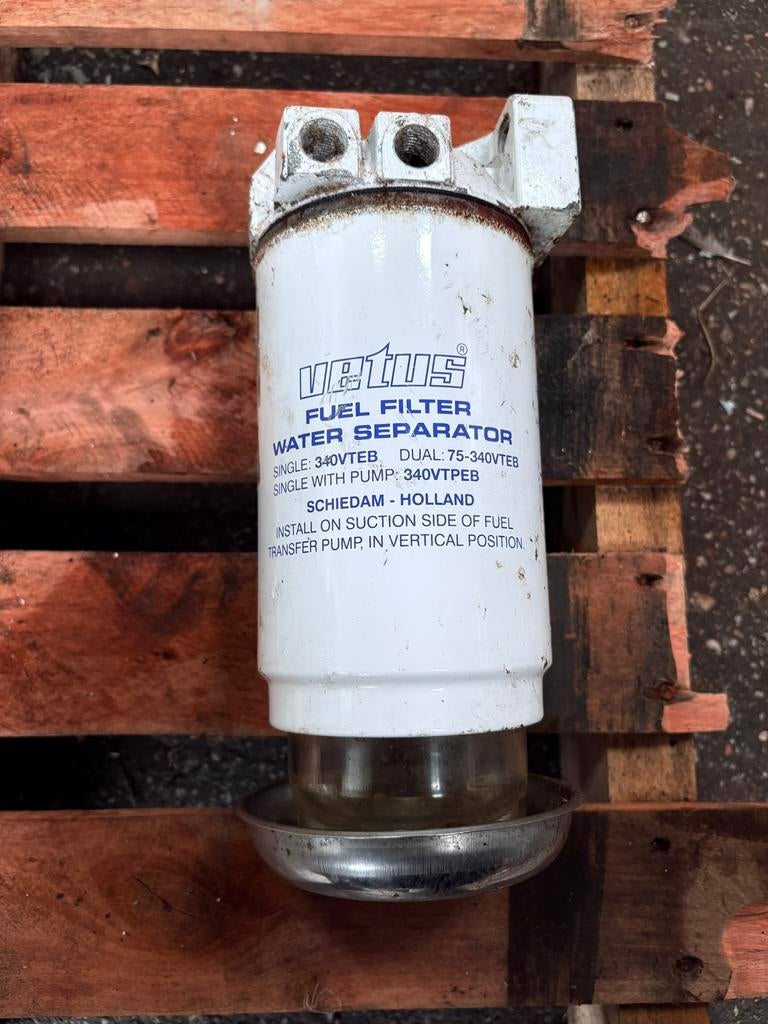 Vetus Waterafscheider/Brandstoffilter, Watersport en Boten, Bootonderdelen, Ophalen of Verzenden, Zo goed als nieuw, Motor en Techniek