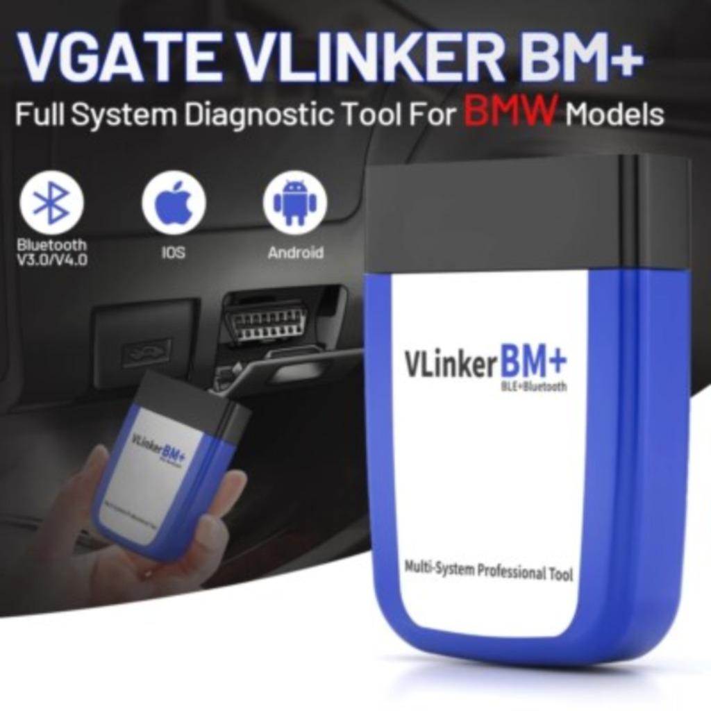 Vgate vLINKER BMW MINI BM+ WIFI BT4.0 BIMMERCODE iOS ANDROID, Auto diversen, Ophalen of Verzenden, Nieuw