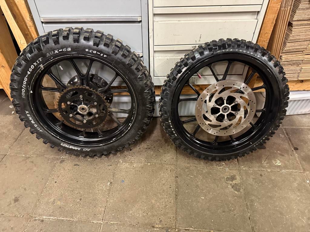 Derbi drd xtreme gietwielen 15mm as 17inch, Gebruikt, Derbi, Overige typen, Derbi
