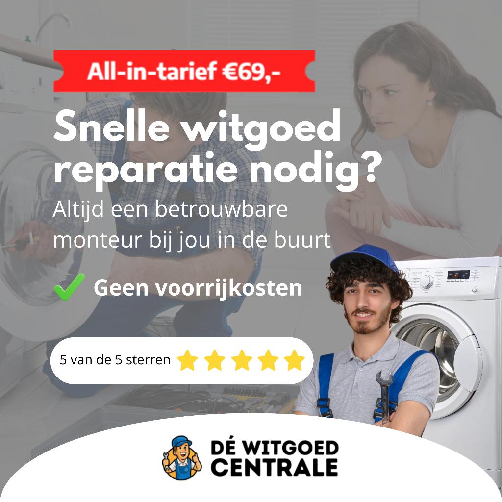 Wasmachine, vaatwasser, droger, koelkast reparatie Amsterdam, Diensten en Vakmensen, 24-uursservice
