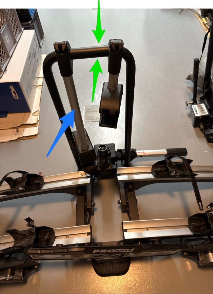 Pro User Diamant SG2 frame houder lang 25 mm, Ophalen, 1 fiets, Nieuw, Fietsendrager-accessoire