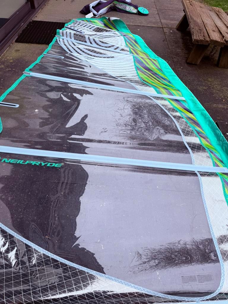 Neil Pryde tuigage: mast, giek, verlenger en Fusion 7.2, Watersport en Boten, Windsurfen, Ophalen, 250 tot 300 cm, Met draagtas