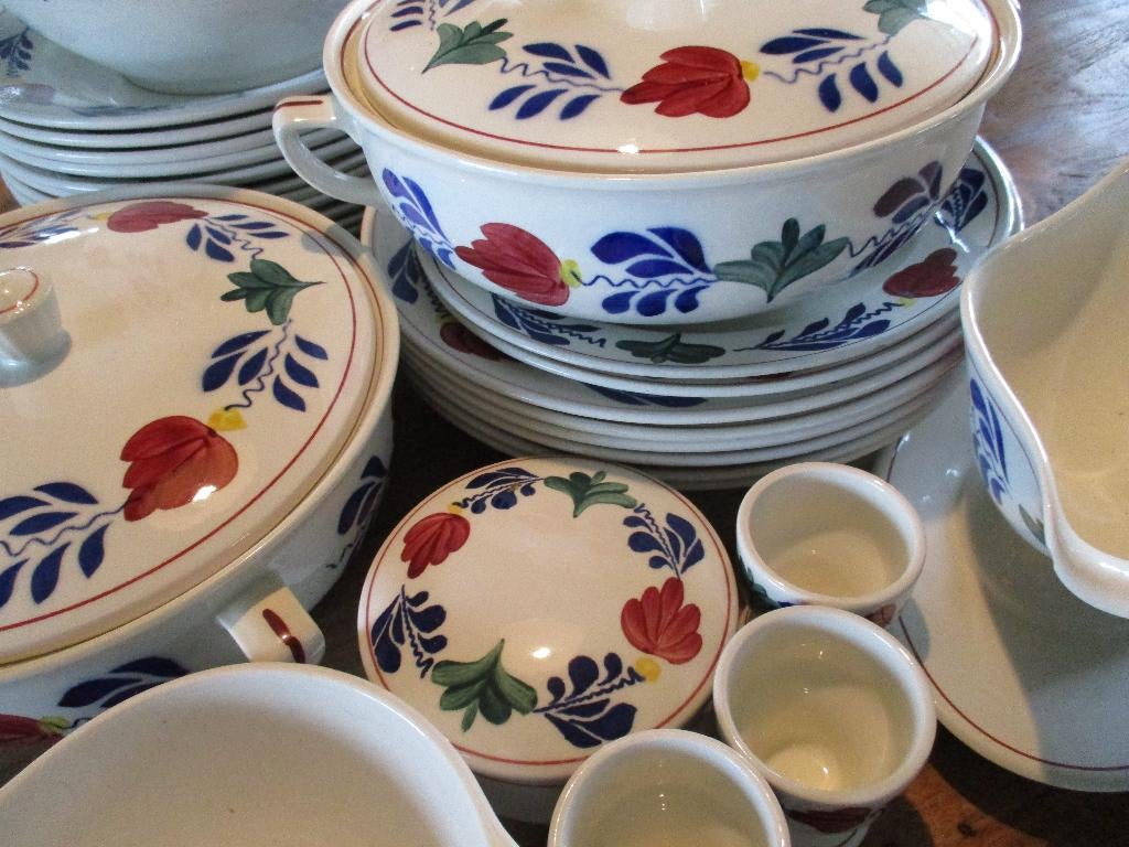 Boerenbont serviesdelen, Huis en Inrichting, Keuken | Servies, Overige typen, Ophalen of Verzenden, Zo goed als nieuw, Aardewerk