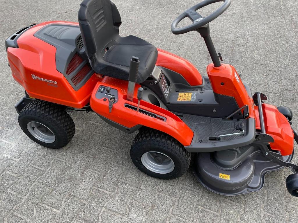 husqvarna r214c frontmaaier zitmaaier 94 cm demomodel 4 drn, Ophalen, Zo goed als nieuw, HUSQVARNA, Mulchfunctie