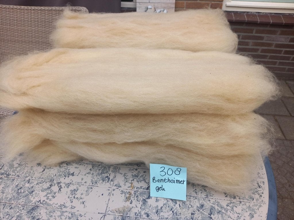 308 Gekaarde wol van Bentheimer Landschaap - Kaardvlies 950g, Ophalen of Verzenden, Nieuw
