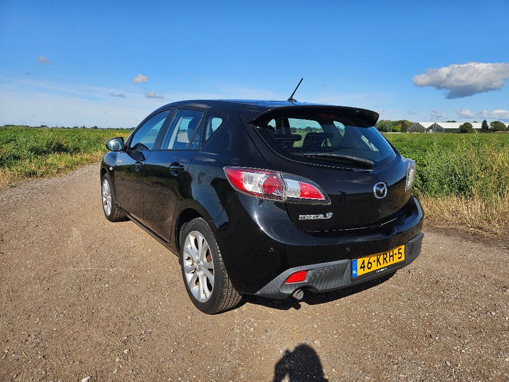 Mazda 3 1.6 TS+ Sport 2010 Zwart, Auto's, Mazda, Voorwielaandrijving, Stof, Zwart, 4 cilinders